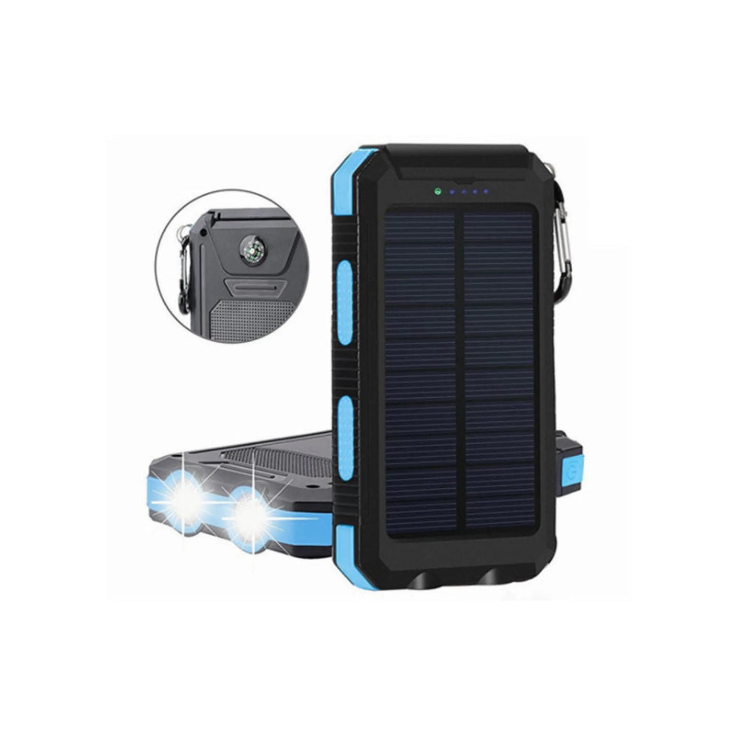 Jumbo Capacity 20,000 mAh Waterproof Solar Power Bank