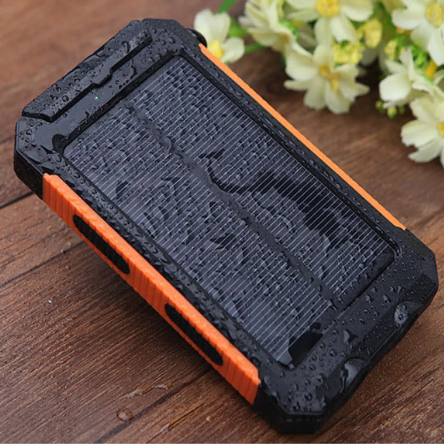 Jumbo Capacity 20,000 mAh Waterproof Solar Power Bank