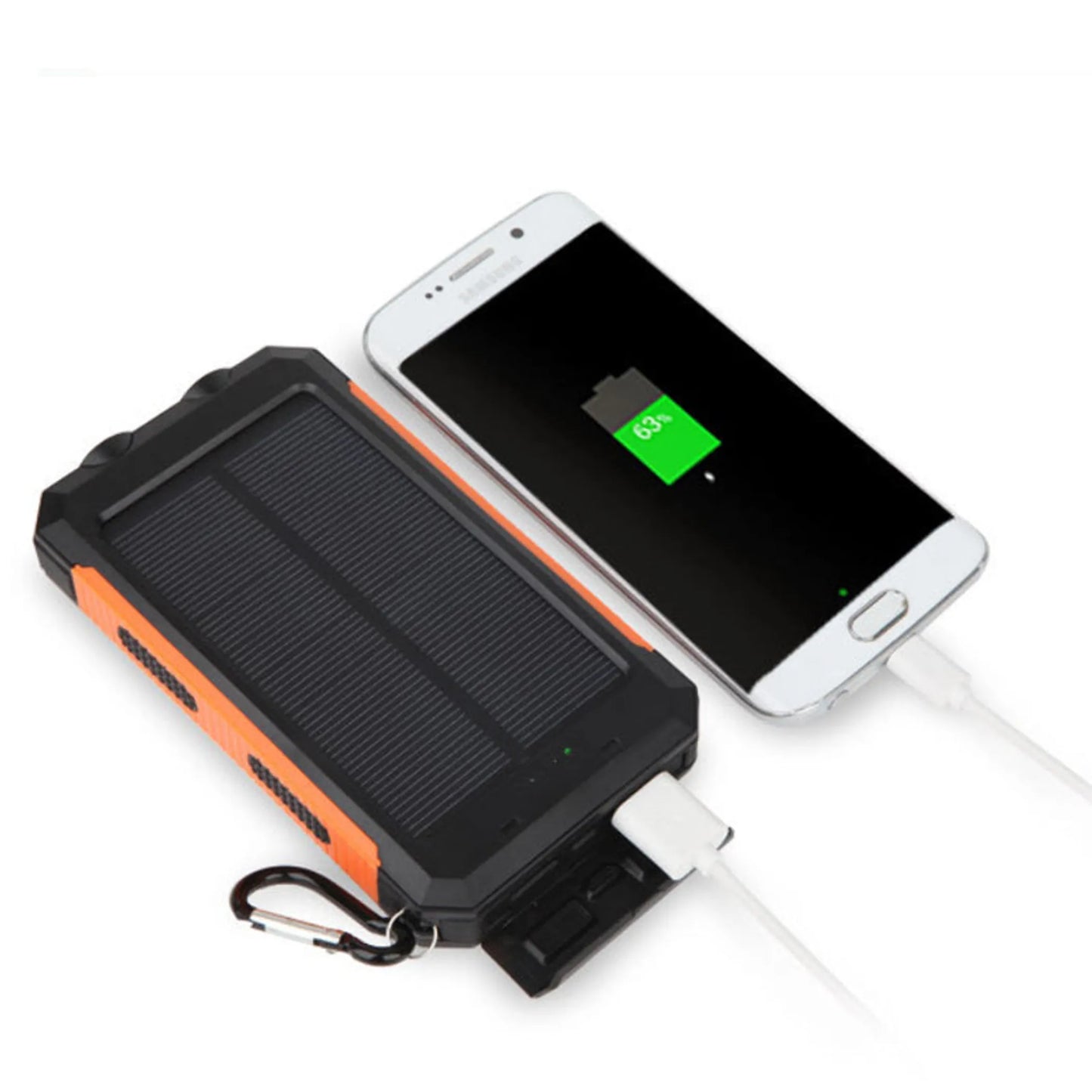 Jumbo Capacity 20,000 mAh Waterproof Solar Power Bank